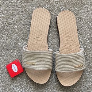 You Malta Metallic Havaiana Sandals